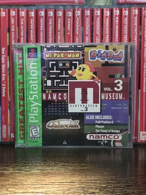 Namco Museum Vol. 3 PS1/PlayStation - CIB with Reg Card - Greatest Hits