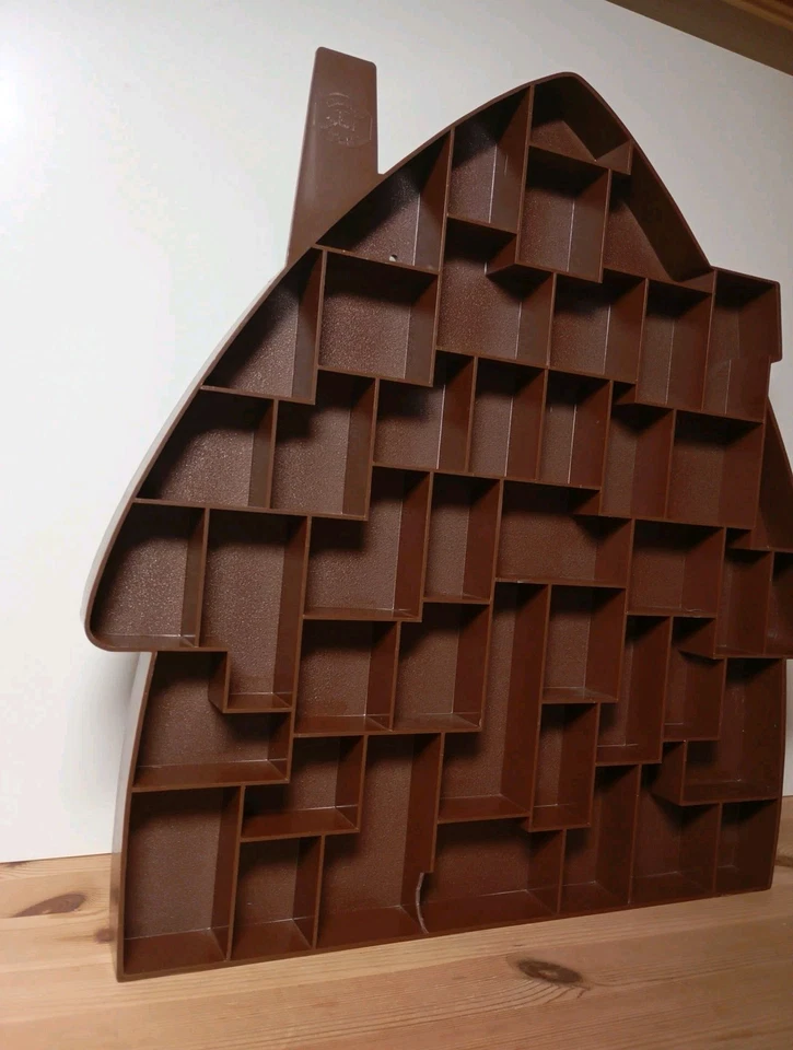 Schlümpfe Setzkasten braun für Bully - Figuren Bully's Setzkastenhaus W. Germany - Bild 3 von 4