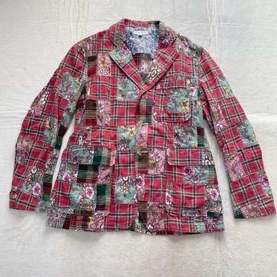 Engineered Garments Light Outer Jacket Patchwork Sakura XS Men #FF ZEA