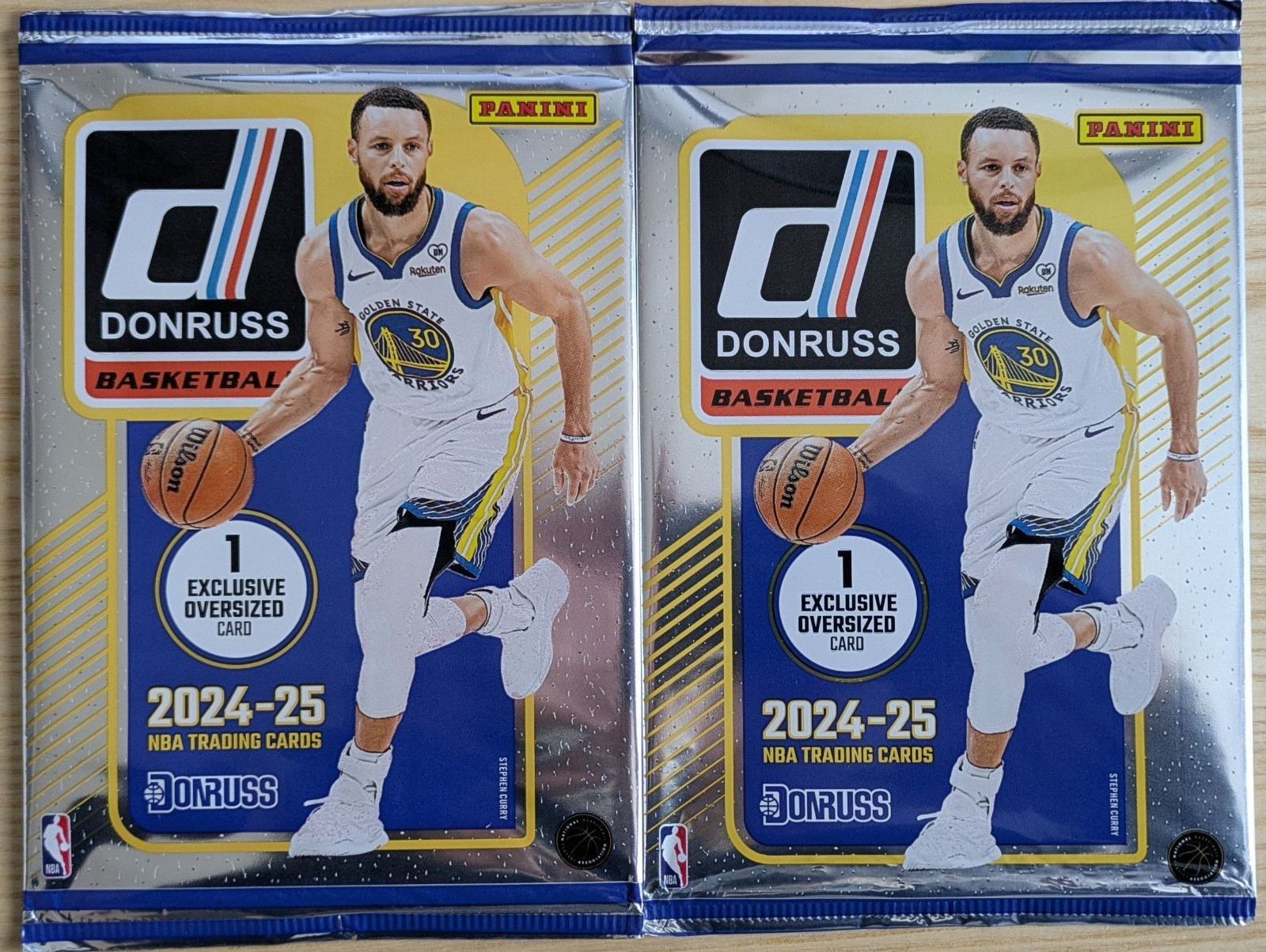 LOT (2) 2024-25 Donruss Basketball Oversized Box Topper Silver Packs