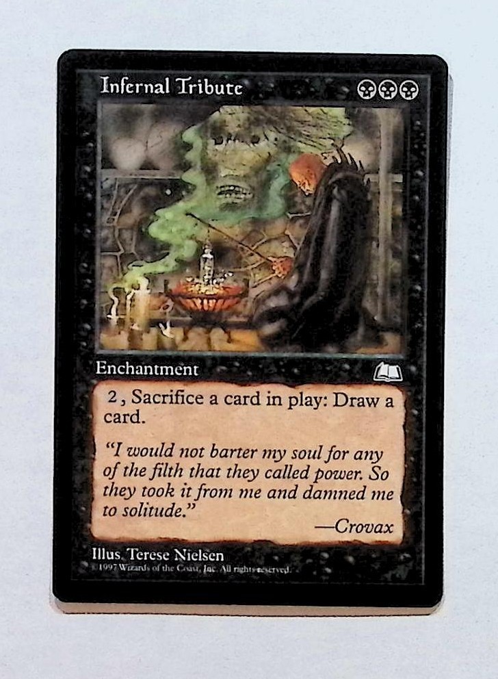 MTG - Magic The Gathering - Infernal Tribute - Weatherlight - NP/NM!