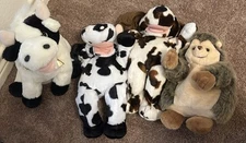 Four different  Animal hand puppets