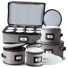 Fine China Storage Containers Hard Shell   5 Piece Dish 5 PC China Storage Set