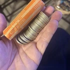$10 Face Value Roll of 40 90% Silver Washington Quarters Various Dates