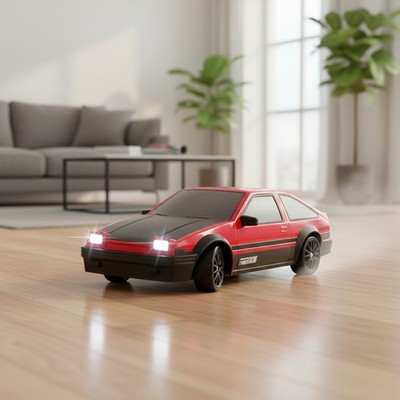 1:24 Scale RC Drift Car with 15KM/H Speed & Rechargeable Lithium-ion Batteries