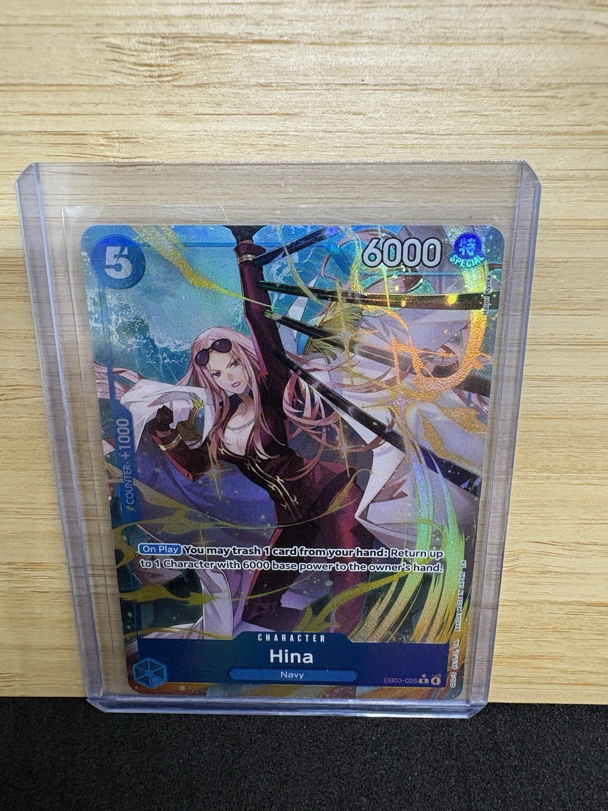Hina EB03-025 Alt Art Heroine’s Edition Extra Booster One Piece TCG English NM
