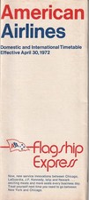 American Airlines timetable 1972/04/30