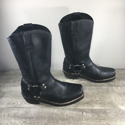 Cody James Harness Engineer Motorcycle Biker Riding Black Mens Boots Size 10 D