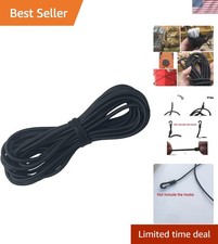 1/8" Nylon Bungee Shock Cord - UV Resistant & Adjustable 25' Length