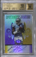 2012 Leaf Valiant Purple 22/25 Dwight Jones #DJ1 BGS 10 PRISTINE Auto 0a3