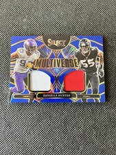 2025 Panini Select - Multiverse Danielle Hunter #MVJ-DHR Blue Prizm Ravens