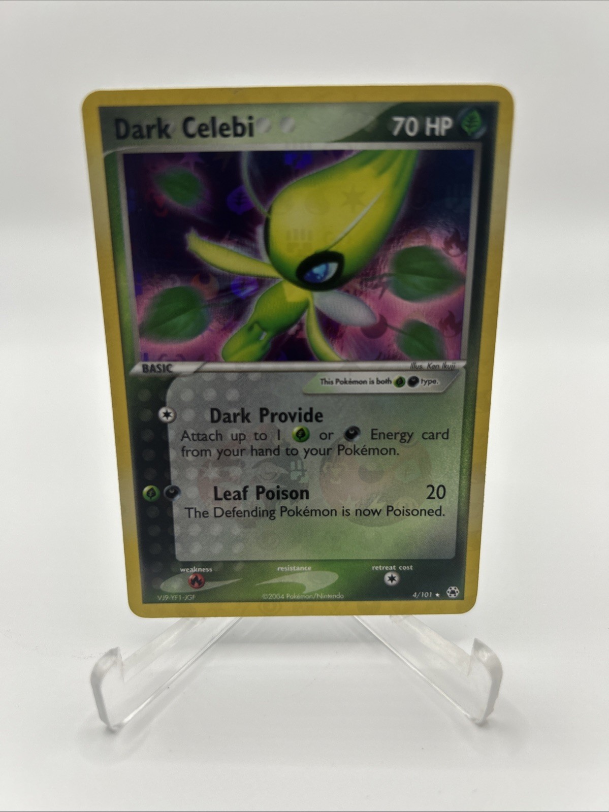 4/101 Dark Celebi Hidden Legends Pokemon TCG Reverse Holo Rare LP Card