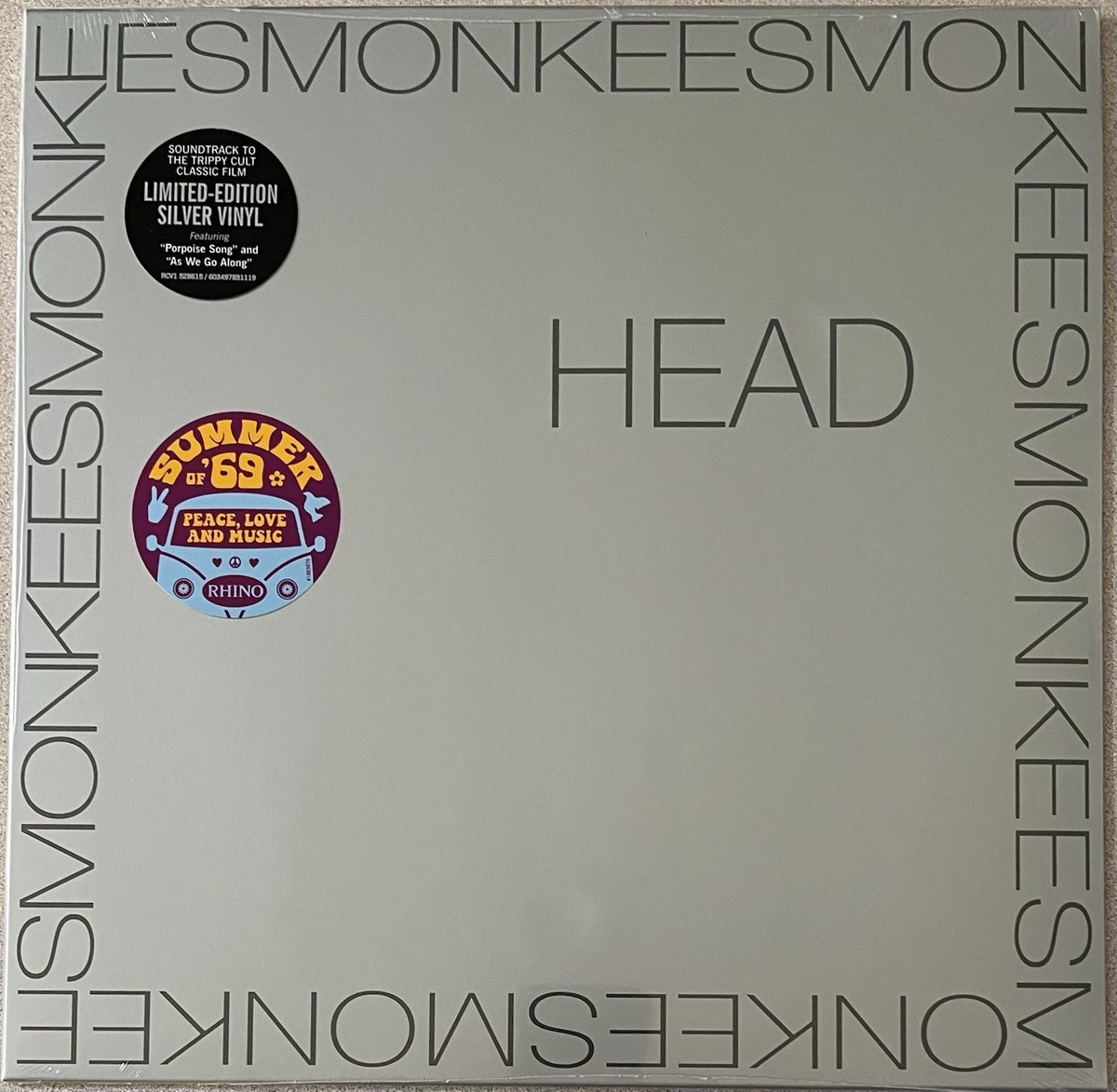 MONKEES/HEAD USオリジナル　銀箔ジャケ MONKEES/HEAD USオリジナル 銀箔ジャケ