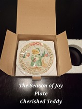 The Season Of Joy Plate Cherished Teddies Collection