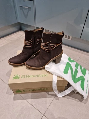 *NEW* El Naturalista Pleasant Haya Brown Boots, EU 41, UK 7.5 - Image 1 of 4