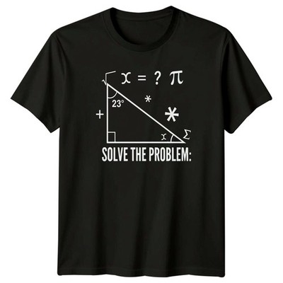 Solve The Problem T-Shirt Geometrie Mathematik Geburtstag Geschenk für Sie und Ihn