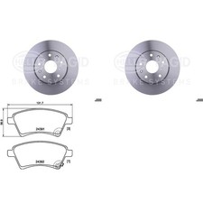 Kits de frein Fiat SEDICI