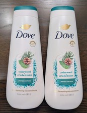 Dove Body Wash LIMITED EDITION Cedarwood Crushed Mint 20 fl oz 2 Pack