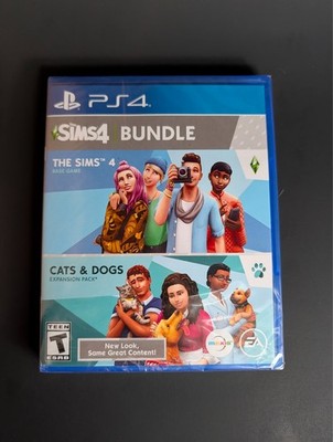 The Sims 4 Plus Cats & Dogs Bundle Sony PlayStation 4 Brand New 014633375374