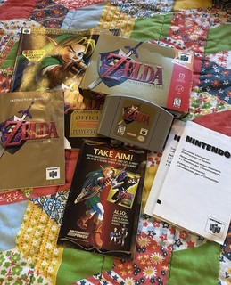 Lot Legend Of Zelda Ocarina Of Time N64 Game Box Player’s Guide Nintendo 64