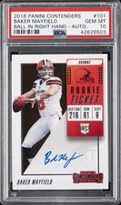 2018 CONTENDERS AUTO #101 BAKER MAYFIELD PSA 10