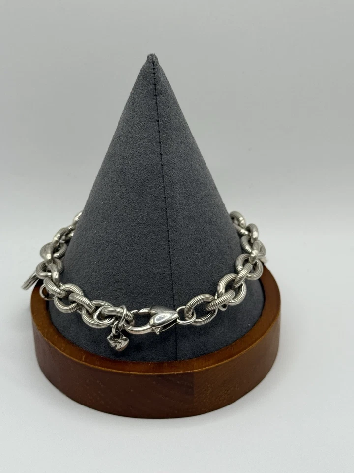 ✨ Pulsera Brighton “Paz y Amor” Corazón Dije ✨ Foto 2 de 3