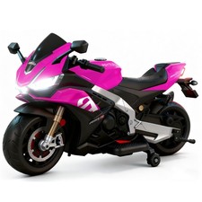 Aprilia 24V Kids Electric Motorcycle 6mph Dirt Bike Ride on Toy Bluetooth Music