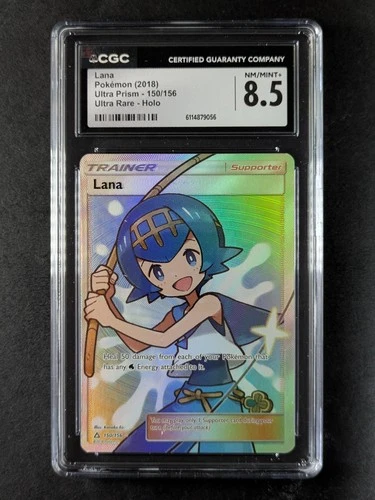 2018 Pokemon LANA #150/156 Sun & Moon - Ultra Prism Ultra Rare English CGC 8.5