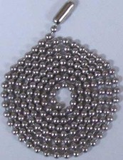 30" Stainless Ball Chain 2.4mm diameter For GI Tags