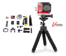 NWOB Explore One 4k Action Camera Kit w/Wi-Fi  88-83021  Tripod - 32GB Memory