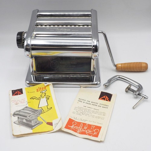 La Nuova Altea Manivelle Pâtes Machine Complet Avec / Manuel Fabriqué