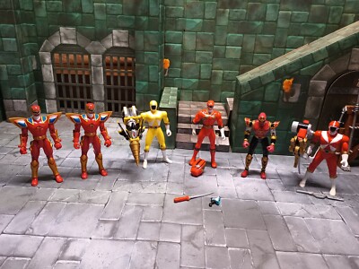 Power Rangers LightSpeed Rescue Ninja Storm Dino Thunder vintage 6 Figure Lot 