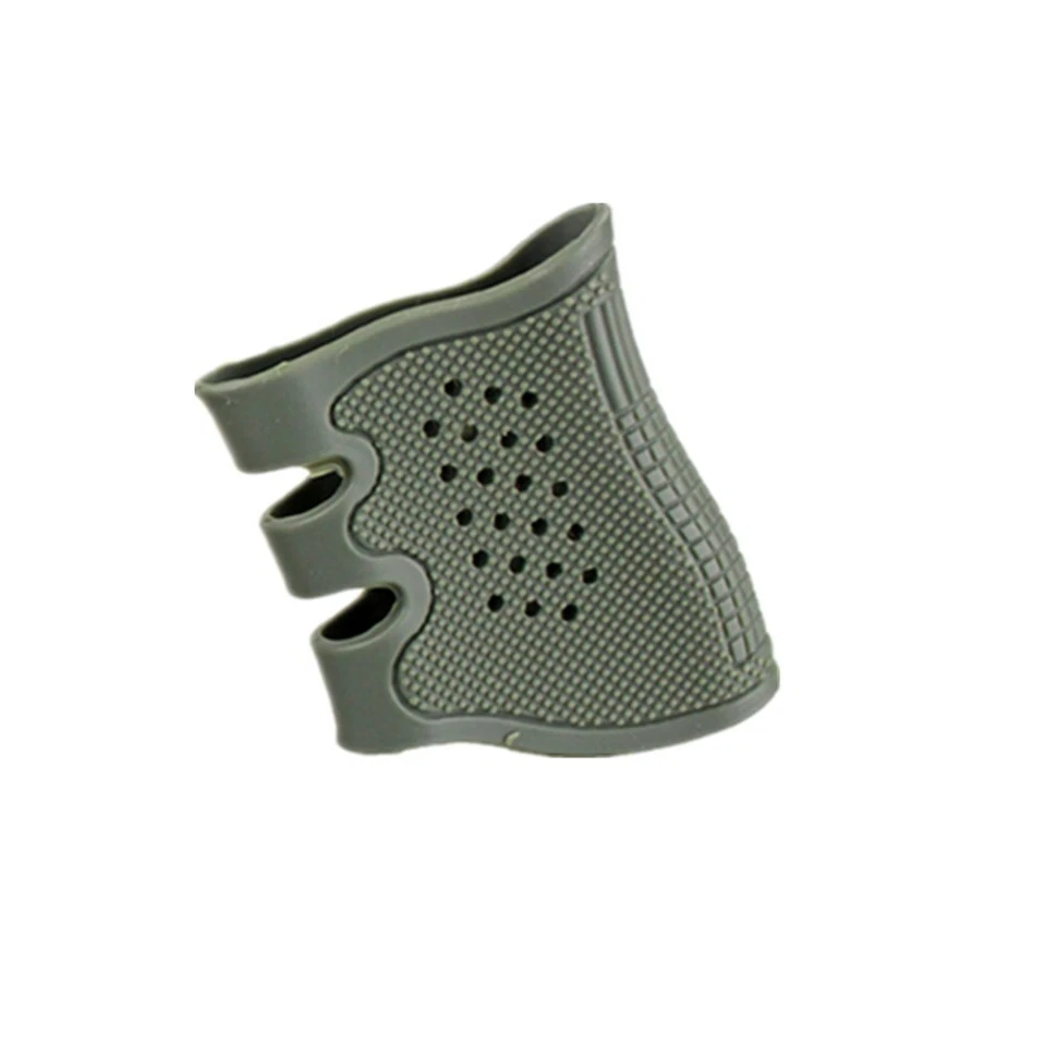 Tactical Pistol Rubber Grip Holster Sleeve Anti Slip Glove For Most Glock Pistol - Image 3 of 4