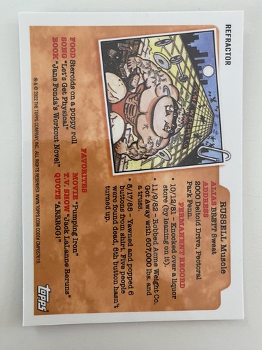 Tagged Tad (182b) *REFRACTOR DE LÁMINA* cubo de basura niños 2022 MT/NM GPK envío combinado - Imagen 2 de 9
