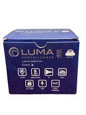 LUMA SURVEILLANCE 410 SERIES LUM-DOM-IP-WH, Outdoor Dome IP Camera - New 