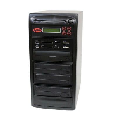 Systor Multi Media PLUS - USB SD CF Backup to 3 CD DVD Disc Duplicator 2YR WRNT