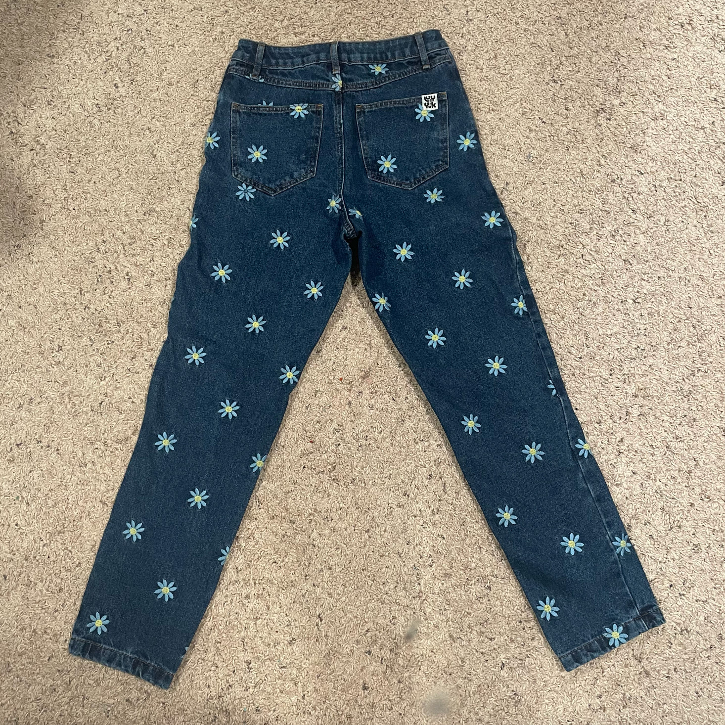 Lucy & Yak Embroidered Daisy-Mae Dana Mom Jeans Size 26 NWT image 7