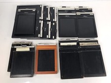 Lot of 19 4x5 Film Holders Lisco, Graflex, and Fidelity