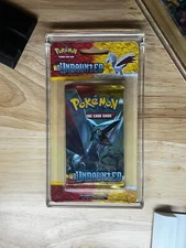 MID ERA Pokemon Acrylic Case Blister Pack Display w/BLACK STAND