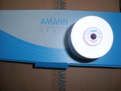 Amann Saba FB 2000 weiß Stärke 80 5.000 Mtr. auch andere auf Lager