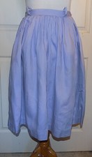 Vintage 50s 60s Lavender Cotton Pleated Full Skirt W26