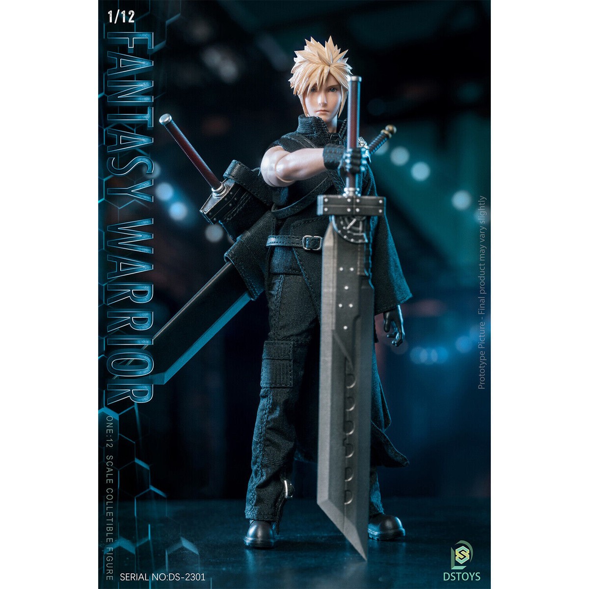 DSTOYS Fantasy Warrior 1:12 クラウド・ストライフ DSTOYS 1/12