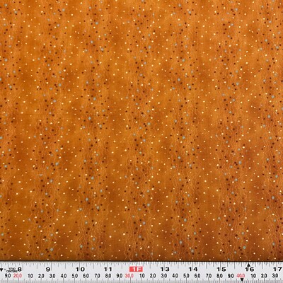 Daiwabo Selection for E.E. Schenck Polka Dots Brown Cotton by the HALF YARD