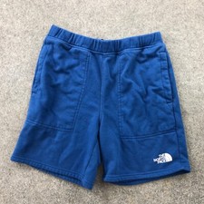 The North Face Shorts Boys XL Blue Sweat Joggers Pockets YOUTH KIDS