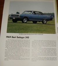 1969 Dodge Dart Swinger 340 Specs Info Photo 69 Mopar 1969 Dodge Dart Swinger 340 Specs Info Photo 69 Mopar