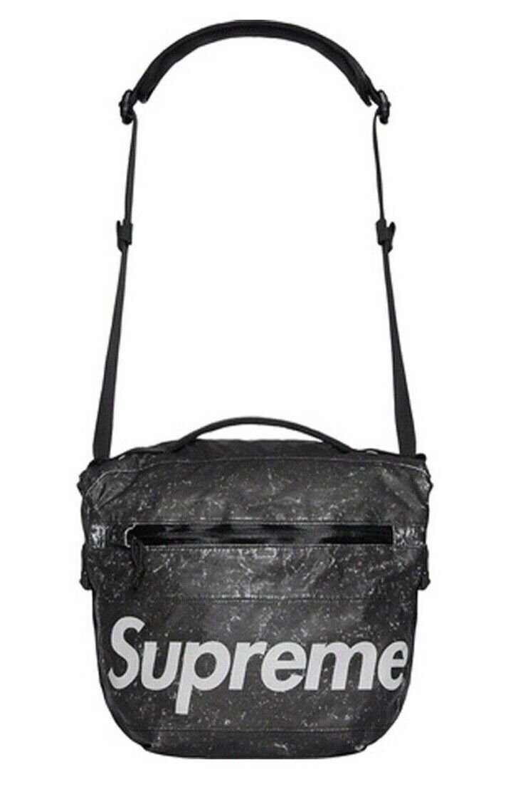 Supreme Waterproof Reflective Speckled Shoulder Bag Black Supreme Waterproof Reflective Speckled Shoulder Bag Black