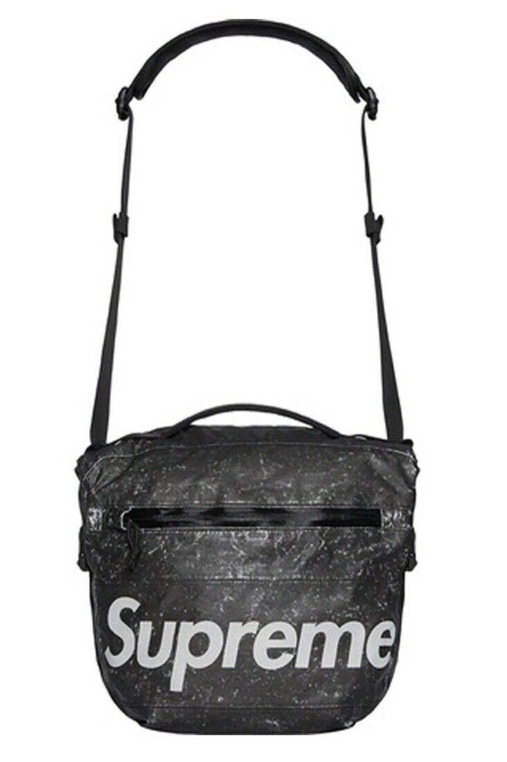 Sac bandoulière réfléchissant étanche Supreme noir FW20