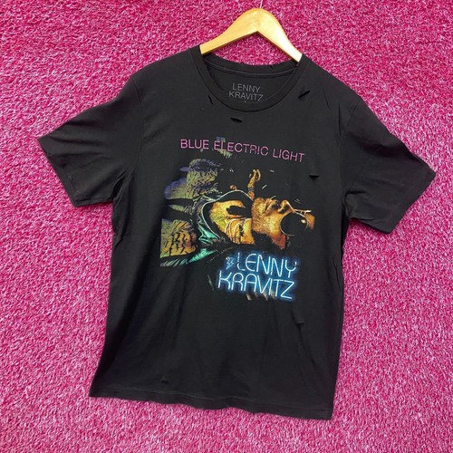 Camiseta Kenny Kravitz Azul Eléctrica Luz Negra L - Imagen 3 de 4