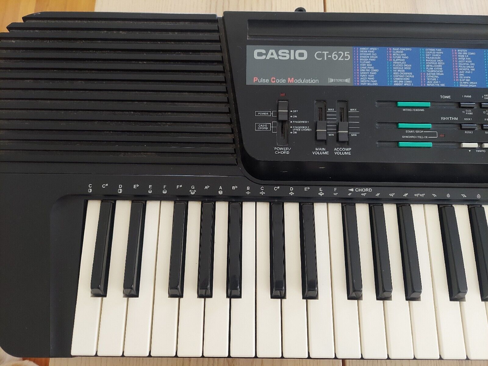 Casio Tone Bank CT-625 Keyboard PIano Vintage Synthesizer