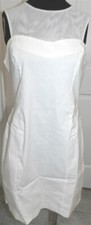Mini Dress White ASOS Mess Neckline Misses size 12 US New